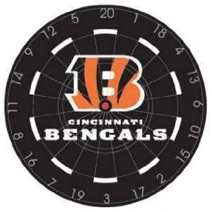   Bengals 18in Bristle Dart Board  Game Room: Sports & Outdoors