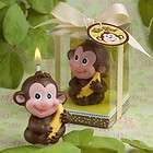 Adorable Monkey Candle Favor Christening Baby Shower Baptism Birthday 