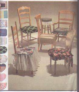 1992 pattern ~ 7 CHAIR PADS & 10 PLACEMATS  