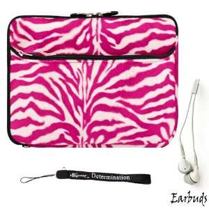  PINK AND WHITE ZEBRA WITH BLACK TRIM Polyester Fur Design 