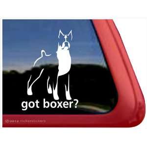  Got Boxer? ~ Boxer Vinyl Window Auto Decal Sticker 