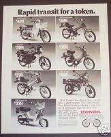 1983 HONDA motorcycles 82 models sale original AD  