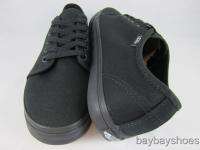 VANS 106 LO PRO ALL BLACK CLASSIC SKATE LOW MENS ALL SIZES  