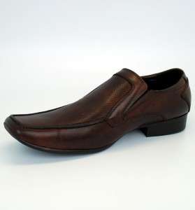 NEW KENNETH COLE TURN BUCKLE LE COGNAC DRESS/CASUAL SLIP ON LEATHER 
