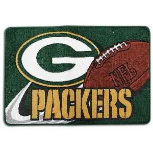 Green Bay Packers NFL Team Tufted Rug by Northwest (20 x30 ):  