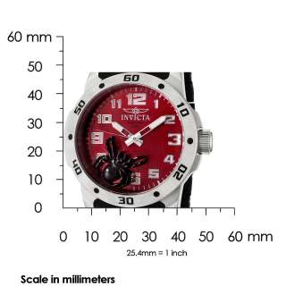   1122 Swiss Sea Spider Red Dial Black Stainless Steel Watch   NR  