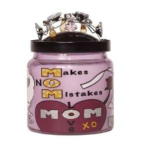 Pack of 2 Embellished Mind on Mom Lilac Bouquet Scented Jar Candles