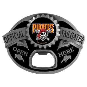  Pittsburgh Pirates Bottle Opener Tailgater Belt Buckle 