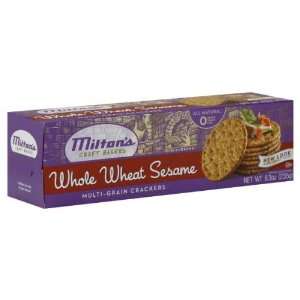 Miltons Miltons Gourmet Round Crackers Whole Wheat & Sesame (12/8.3 OZ 
