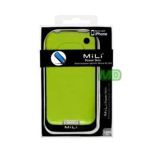  MiLi HI C20 Power Skin for Iphone 3 (Black & Green) Cell 