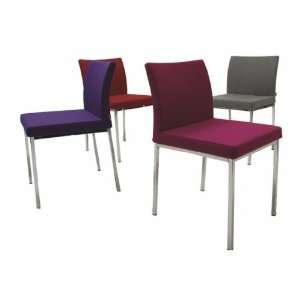  Soho Concept Aria Chrome Dining Chair: Home & Kitchen