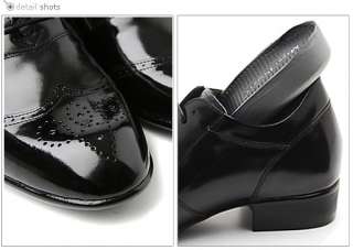 8cm) UP Ready Made By Hand Leather increase height Slip On Shoes