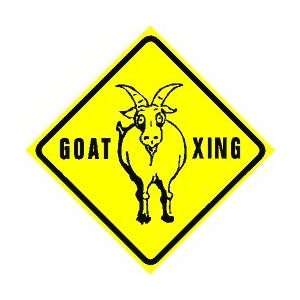    GOAT CROSSING sign * street animal farm zoo: Home & Kitchen