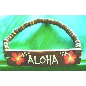  Hawaiian Coconut Aloha Orange Flower Bracelet Everything 