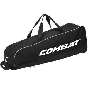 Combat Baseball Softball Youth Roller Bag Black NEW  