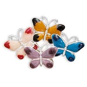  Multicolor Enamel Butterfly Pin Jewelry