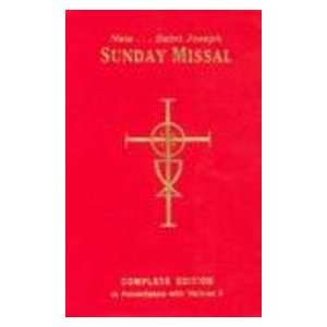 Joseph Sunday Missal   Red Vinyl Cover (Revised for New Roman Missal 