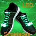 Mode LED Light Up Colorful Shoelaces Flash Glow Strap  