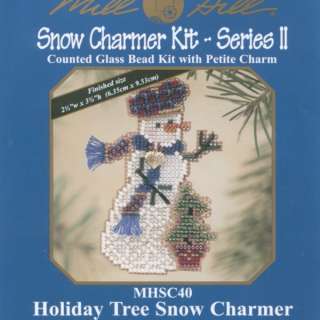 Holiday Tree Snow Charmer Mill Hill Bead Christmas Ornament Kit 2003 