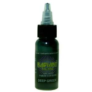  Radiant Colors   Deep Green   Tattoo Ink 1oz MADE IN USA 