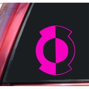  Green Lantern Symbol #1 Vinyl Decal Sticker   Hot Pink 