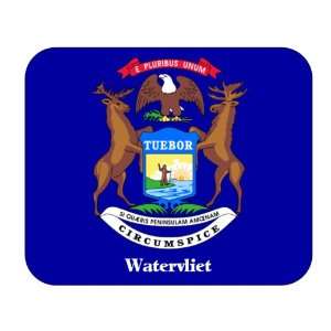  US State Flag   Watervliet, Michigan (MI) Mouse Pad 