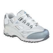 Athletech Womens Leanne Athletic Walking Shoe   White/Blue at  