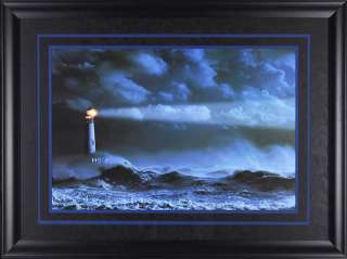 Natures Majesty Beacon of Hope Lighthouse Framed Print  
