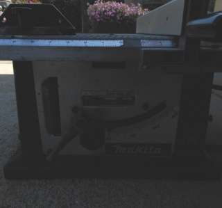 Makita Table Saw with Great Condition Vintage Base  