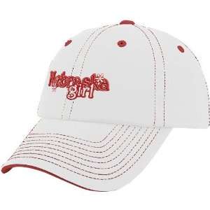 Top of the World Nebraska Cornhuskers White Girly Hat:  