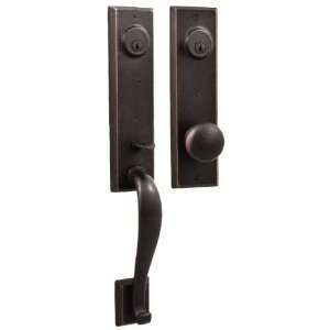   Bronze Greystone Double Cylinder Greystone Entry Handleset from the