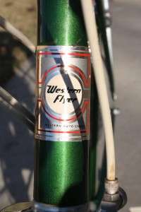 Vintage Western Flyer 5 Speed Emerald Green Ladys Bicycle  