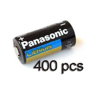  400 pcs of Panasonic Lithium CR123A 3V Batteries