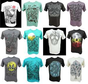 Mens Graphic New Novelty Cool Funny T shirt Size M, L Mix Colours 