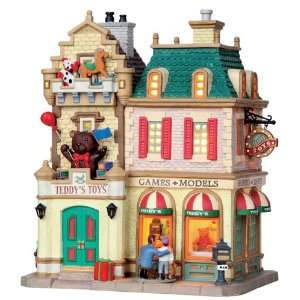   Village Teddys Toys Shop Lighted Building #05052