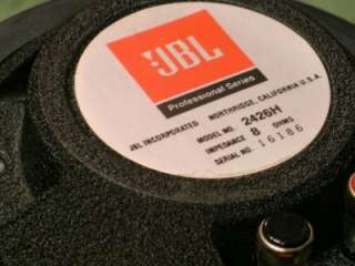 Here we have a pair of JBL 2426H drivers and H91 horns for sale.