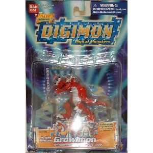  Digimon Digital Monsters Growlmon Action Figure by Bandai 