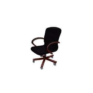   Remedy Vinyl Mid Back Office Chair, Mesa (Black): Office Products