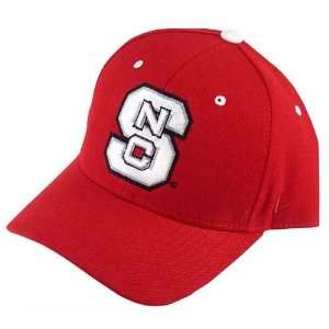 : Zephyr North Carolina State Wolfpack Fitted Red DH Hat W/NCS Logo 