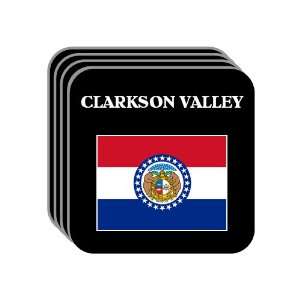 US State Flag   CLARKSON VALLEY, Missouri (MO) Set of 4 Mini Mousepad 