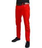 Red bright skinny Jeans for Men. NWT , (MADE IN THE U.S.A38x32made to 