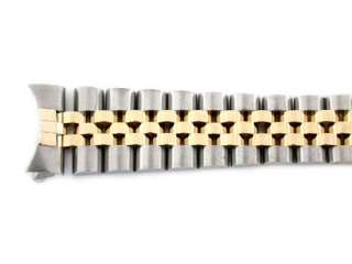 MENS 14K/SS JUBILEE WATCH BAND FOR ROLEX 17MM MIDSIZE  