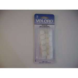  VELCRO ADHESIVE COINS DOTS ON FOR AUTO ++ WHITE Office 