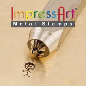  ImpressArt  6mm, Joey Stick Figure Design Stamp