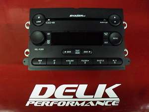 2007 Ford Mustang Shaker 500 6 Disk CD Player Head Unit  
