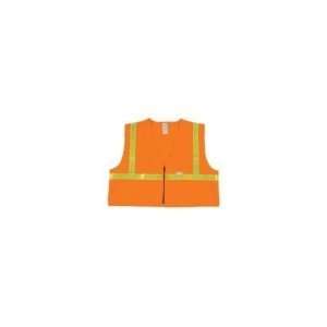  Jackson Safety Orange W/Lime Safety Vest Xl 3009841