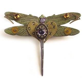   Messenger of Love Brass Bird Pin/Brooch: Mullanium Jewelry: Jewelry