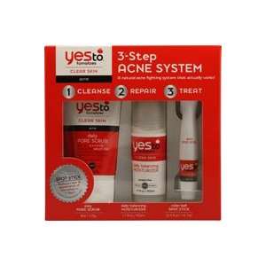    Yes To Inc Yes to Tomatoes Acne 3 Step Regimen Kit    1 Kit Beauty
