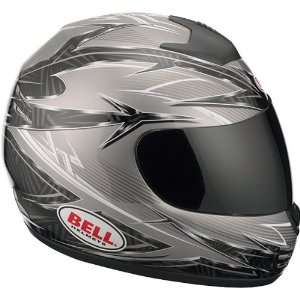 Bell Matrix Adult Arrow Street Racing Motorcycle Helmet   Silver / 2X 