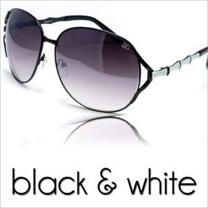   New Sunglasses Large Lens Bamboo Black White Gold IG9036 multi  